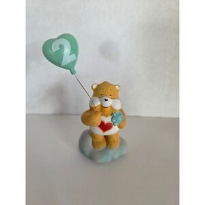 Vintage Care Bears Tenderheart Bear Figurine‎ 2nd Birthday American Greetings